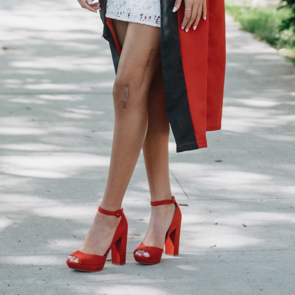 Sun + Stone Women’s Size 7 Red Heels